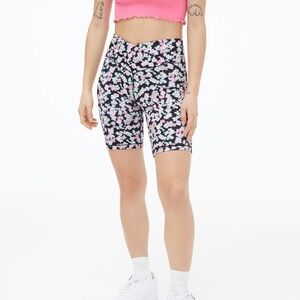 Aeropostale Floral Crossover Bike Shorts